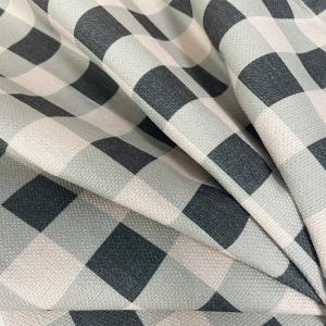 Sublimation Christmas Blanks Santa Sack Drawstring Buffalo Plaid Linen