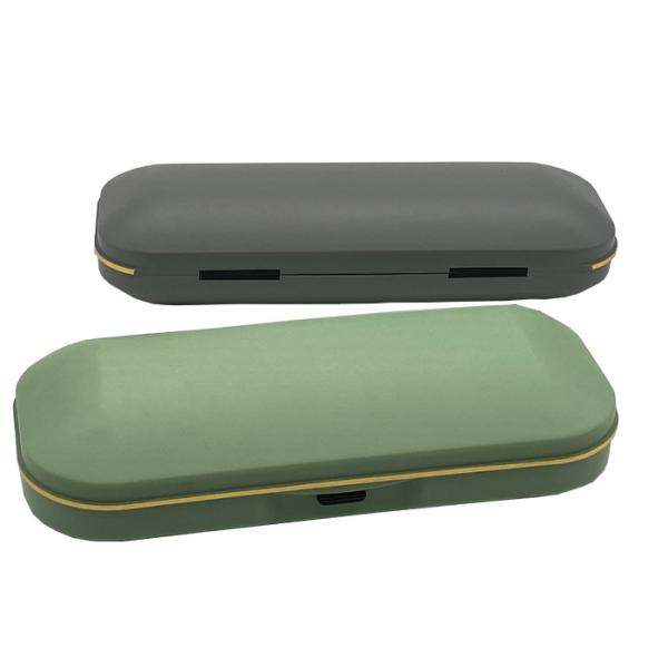 Buy Gold Stripe 150mm Plastic Glasses Case at wholesale prices