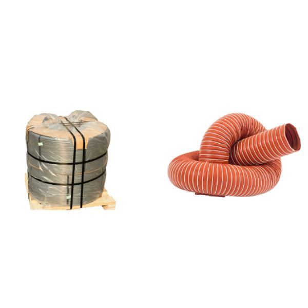 1.0mm High Tensile Flexible Duct Use Galvanized Steel Wire