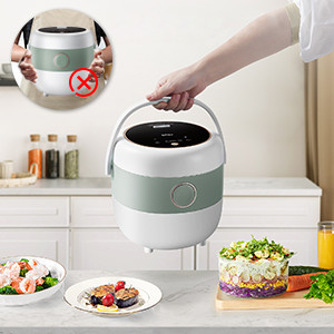 Quality Braising Cups Mini Rice Cooker 2-Cups Uncooked 1.2L Portable Non-Stick for sale