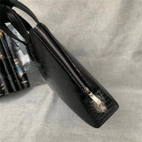 Authentic Crocodile Belly Skin Businessmen Passcoded Briefcase Handbag Genuine Alligator Leather Male Portfolio Purse