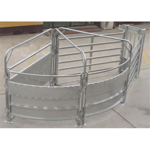 Buy Horse and Sheep Yard Panels for Sale 1.8m x 2.1m 6 Horizontal Rails Oval tube 115x42mm at wholesale prices