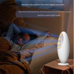 English Operating Language Portable and Rechargeable USB Bladeless Desk Fan for