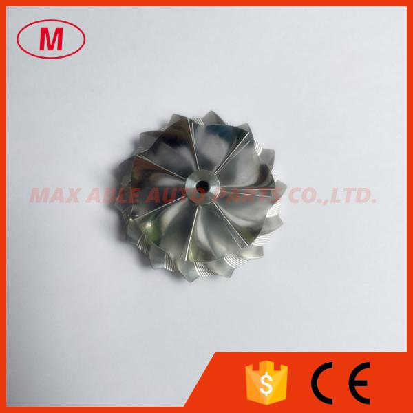 GT12 41.00/50.96mm 7+7 blades high performance Turbocharger milling/aluminum 2618/billet compressor wheel