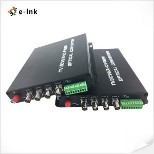 China 4Ch HD-AHD/HD-CVI/HD-TVI/CVBS 4-in-1 Video Fiber Converter with Industrial wide range of operational temperature on sale