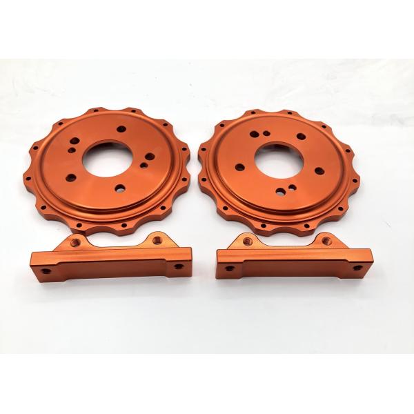 Buy Aluminum 6061 Car Brake Bracket HV90 Customized Center Bell Bracket Bolts Kit at wholesale prices