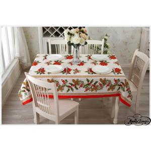 Polyester CHRISTMAS table cloth/table cover/table wear for restaurant/home