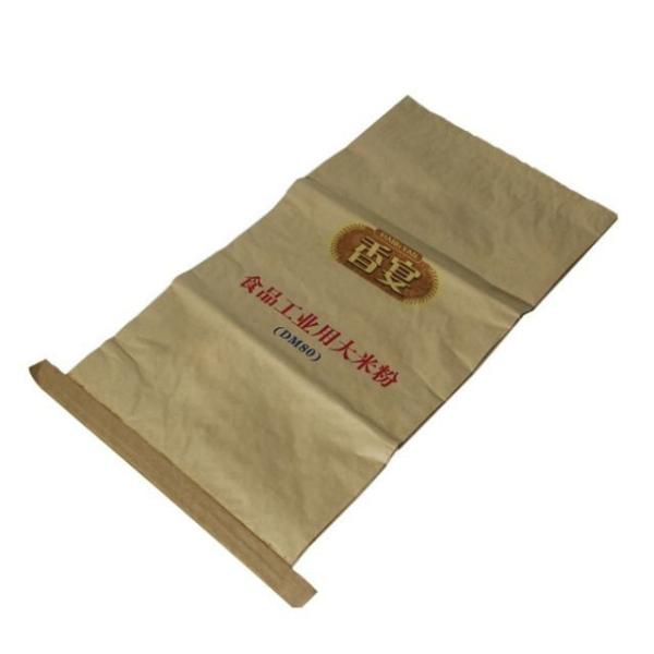 Buy Food Grade Sewn Open Mouth Multiwall Bags Customized Printed at wholesale prices