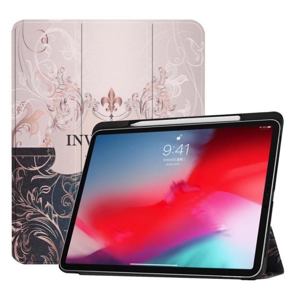 iPad Pro 11 Smart Case with Pencil Holder Leahter iPad Pro 11 2018 Cover
