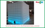 Advertising Booth Displays L2.4 W2.4 H2.5M Custom Inflatable Products With Led