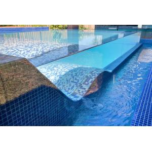 Mix Blue Hotel Swimming Pool Glass Mosaic Design Pattern with Glass Technique