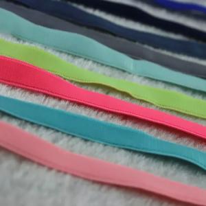 Nylon Spandex Elastic Bra Strap Polyester Elastic Webbing 1cm Width