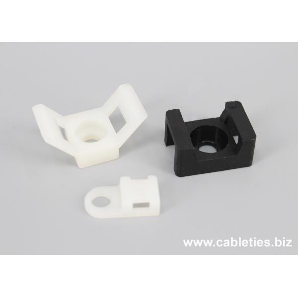 HC/ STM series Nylon saddle type cable tie mount in natural or black color