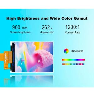 Polcd Small Lcd 2.8 inch 240x320 High Brightness 900 nit IPS LCD Module Display