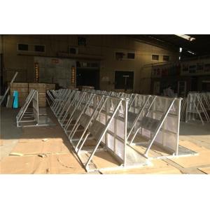 30kg Weight Foldable Crowd Control Barrier 10cm Height