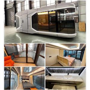 Aluminum Space Capsule Mobile Integrated House With Modern Design Style