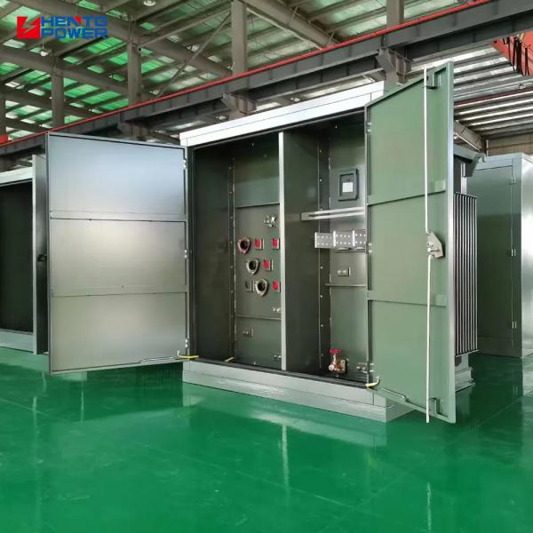 Buy 3750 kVA Three Phase Pad Mounted Transformer with 50/60 Hz Frequency Loop Feed and ANSI/IEEE/IEC Standards at wholesale prices