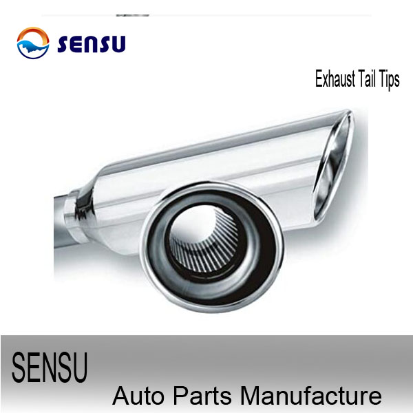 2.25'' Inlet 3.25'' Outlet Exhaust Tail Tips For Toyota BMW Hyundai Honda