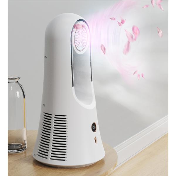 English Operating Language USB Powered Desktop Fan Large Wind Aromatherapy Leafless Fan