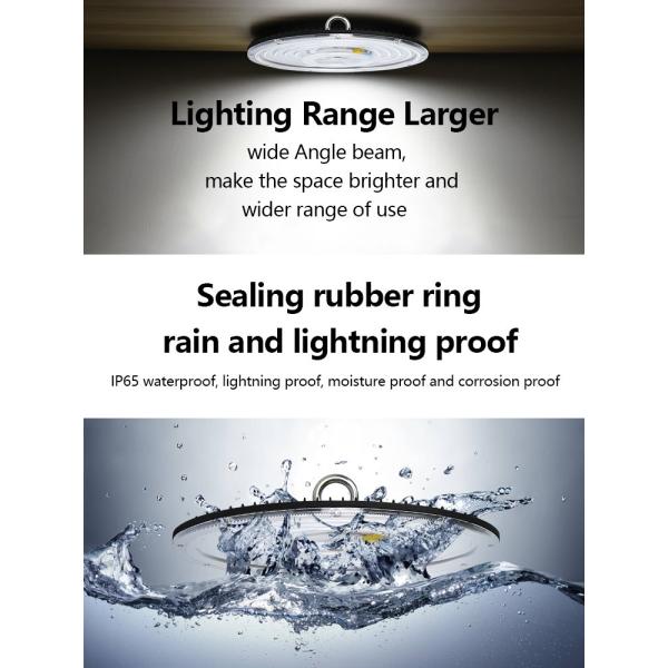 Led UFO 100W 150W 200W 300W 400W Industrial Lighting Highbay Lamp Warehouse Garage Canopy Light UFO Led High Bay Light