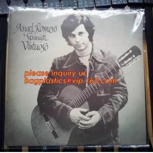 Biodegradable Resealable Clear Plastic Cd Sleeves album Packaging Bags,CD bag PP