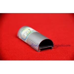 Short Silver Anodize Aluminum Alloy Extruded Profiles Of LED Fluorescent Tube