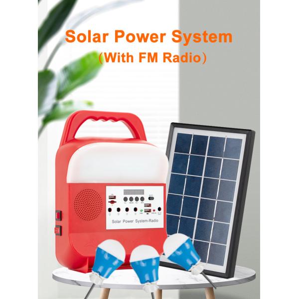 Outdoor Waterproof Solar Panel Lighting System Mini Home Power Auto