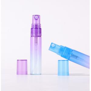 Colorful 5ml Perfume Spray Bottle Portable Plastic Hot Stamping