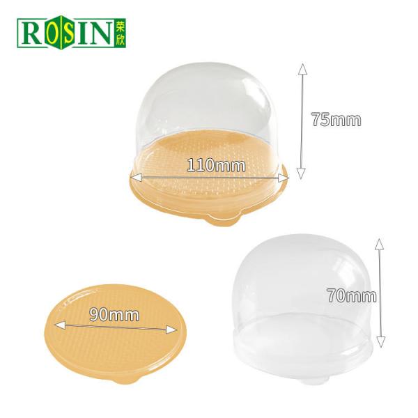 Round Disposable Cake Container Water Resistant For Birthday Parties