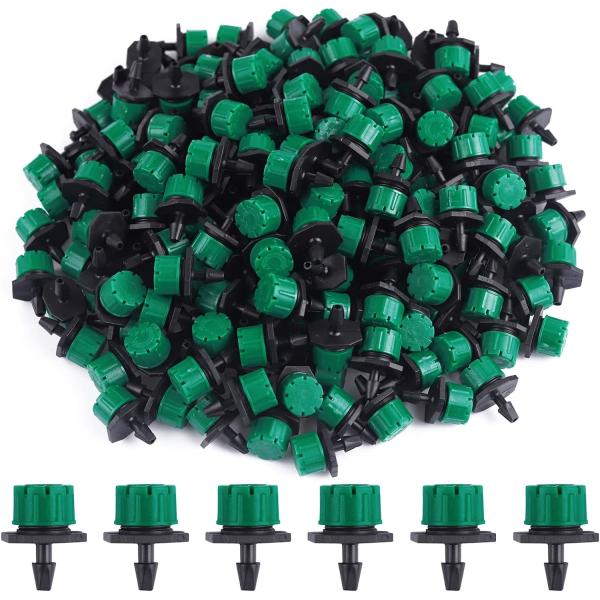 Buy Adjustable Irrigation Drippers 1/4 Inch Barbed Anti Clogging Drippers at wholesale prices