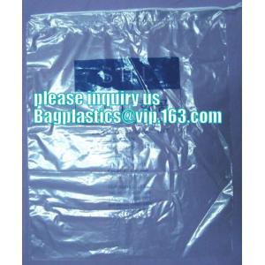 biodegradable Customized Poly Plastic Drawstring Hotel Laundry Bag, Hotel