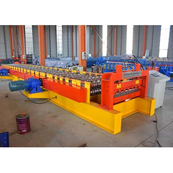 Steel Panel Floor Deck Roll Forming Machine Hydraulic Pressure 10-12MPa