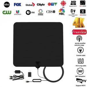 Indoor Digital Tv Antenna with 28dBi Amplification and F /IEC Connector