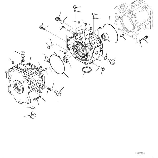 小松 708-2K-00122 零件泵总成
