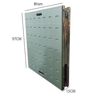 Field Steel Plastic Bed Camp Army Bed Portable Folding Bed Military Green