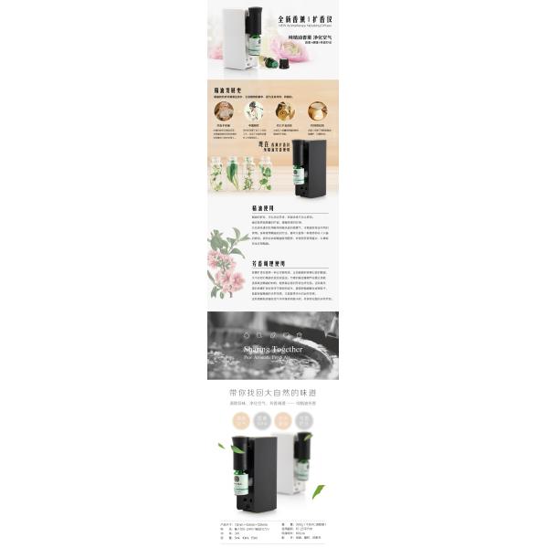 OIL and Perfume USB Essential Oil Ultrasonic Dry electric fragrance Diffuser Humidifier GK-LMB1