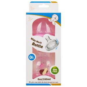 6oz 160ml Wide Neck Arc Baby Milk Feeding Bottle