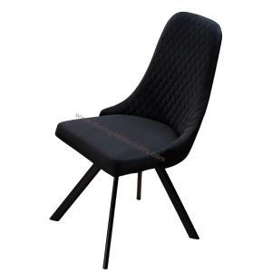 Polyester Upholstered Dining Room Chairs High Density Sponge Bedroom Use