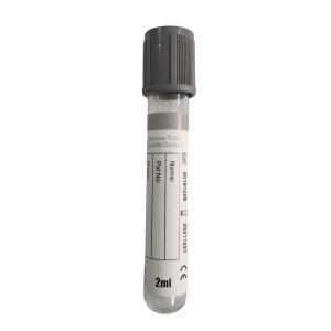 Grey Cap Anticoagulation Vacuum Glucose Blood Tube 1ml - 10ml