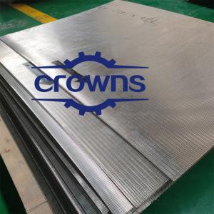 Stainless Steel Johnson Screen Mesh Panels Flat Wedge Bar Wire Wedge Wire Screen