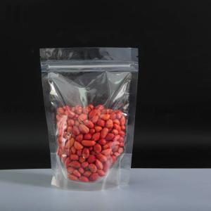 Recyclable CPP Clear Plastic Zipper Bag With Tear Notch