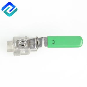 Water CF8 1000PSI 2 Threaded 2PC Ball Valve Stainless Steel Sealing Surface