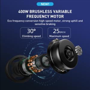 Collapsible Lightweight Electric Bicycle 400W 14In 18kg Net Weight