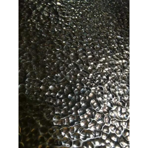 24 Gauge Architectural Grade Bright Hammered Finish Stainless Steel Sheet