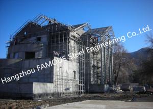 Light Weight Steel Structure Villa House Pre Engineered Building Construction With Cladding Systems