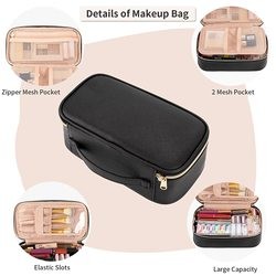 Small Cosmetic Bag,Portable Cute Travel Makeup Bag for Women and girls