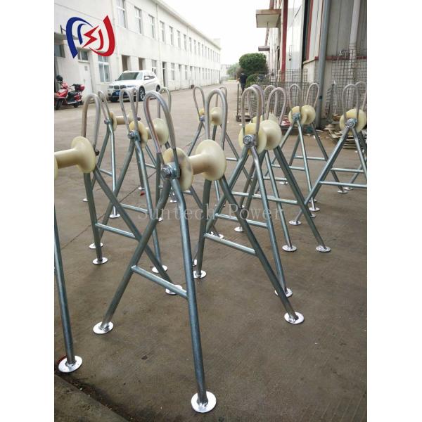 Improve Cable Laying Efficiency Underground Cable Installation Equipment Tools Cable Rollers For Protection