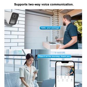 Outdoor Starlight Night Vision Two Way Audio 4MP 5MP CCTV Ip Security Camera POE