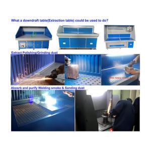 Industrial Downdraft Bench for Metal Polishing Dust Collection