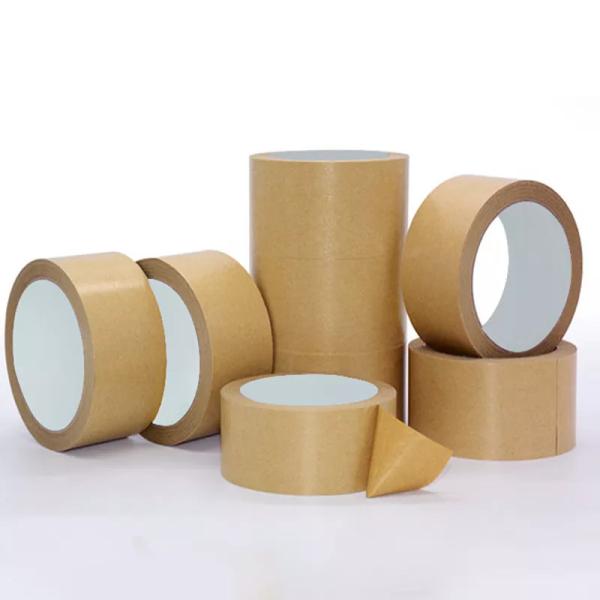 Buy Customised Flatback Hot Melt Kraft Paper Tape 50mmx150m at wholesale prices